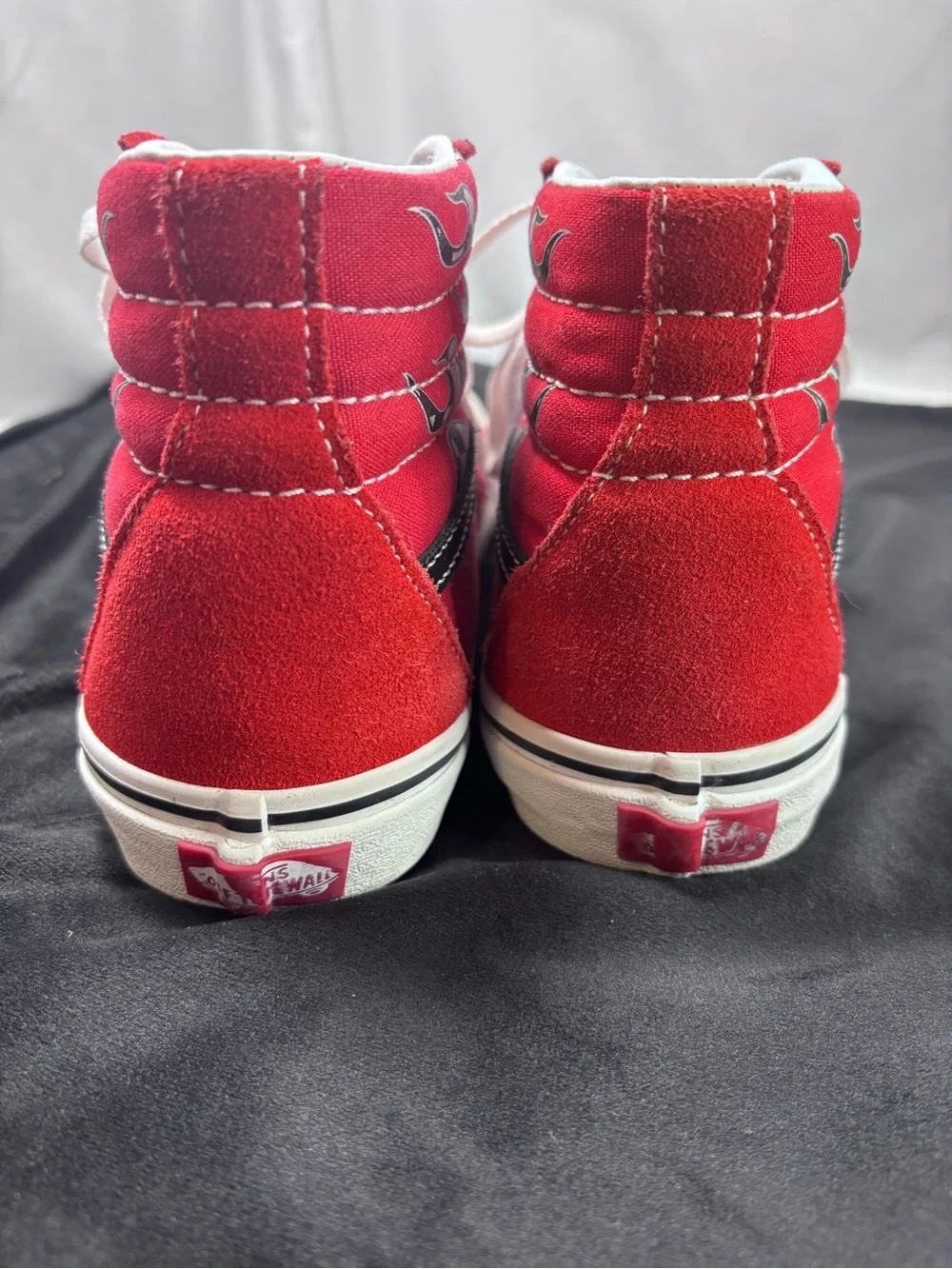 Vans Sk8-Hi Reflect Check Flame High-Top Sneakers – Youth Size 7